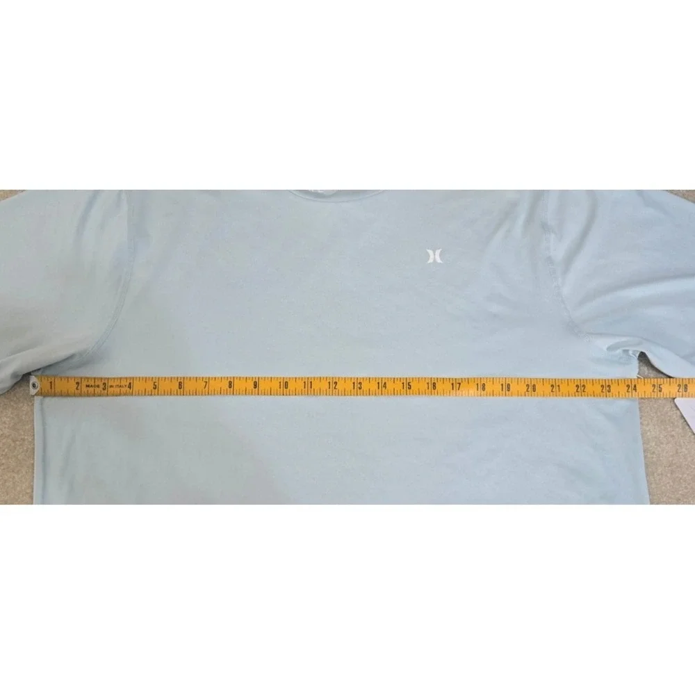Hurley Icon Hybrid UPF Short Sleeve Tee Men's‎ XL Light Blue NWT
